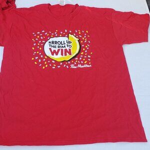 Tim Hortons Rrroll Up The Rim To Win T-Shirt - Large